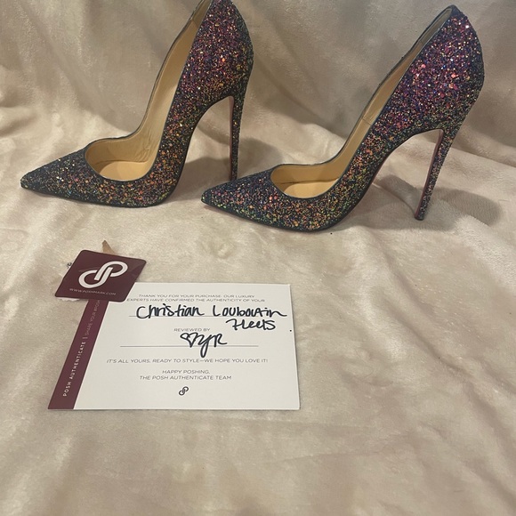 Christian Louboutin so Kate 120 dragonfly China blue size 37 (7US) - Picture 4 of 6